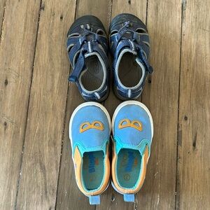 Keen and Blippi Size 7 Toddler Boy Shoe Bundle